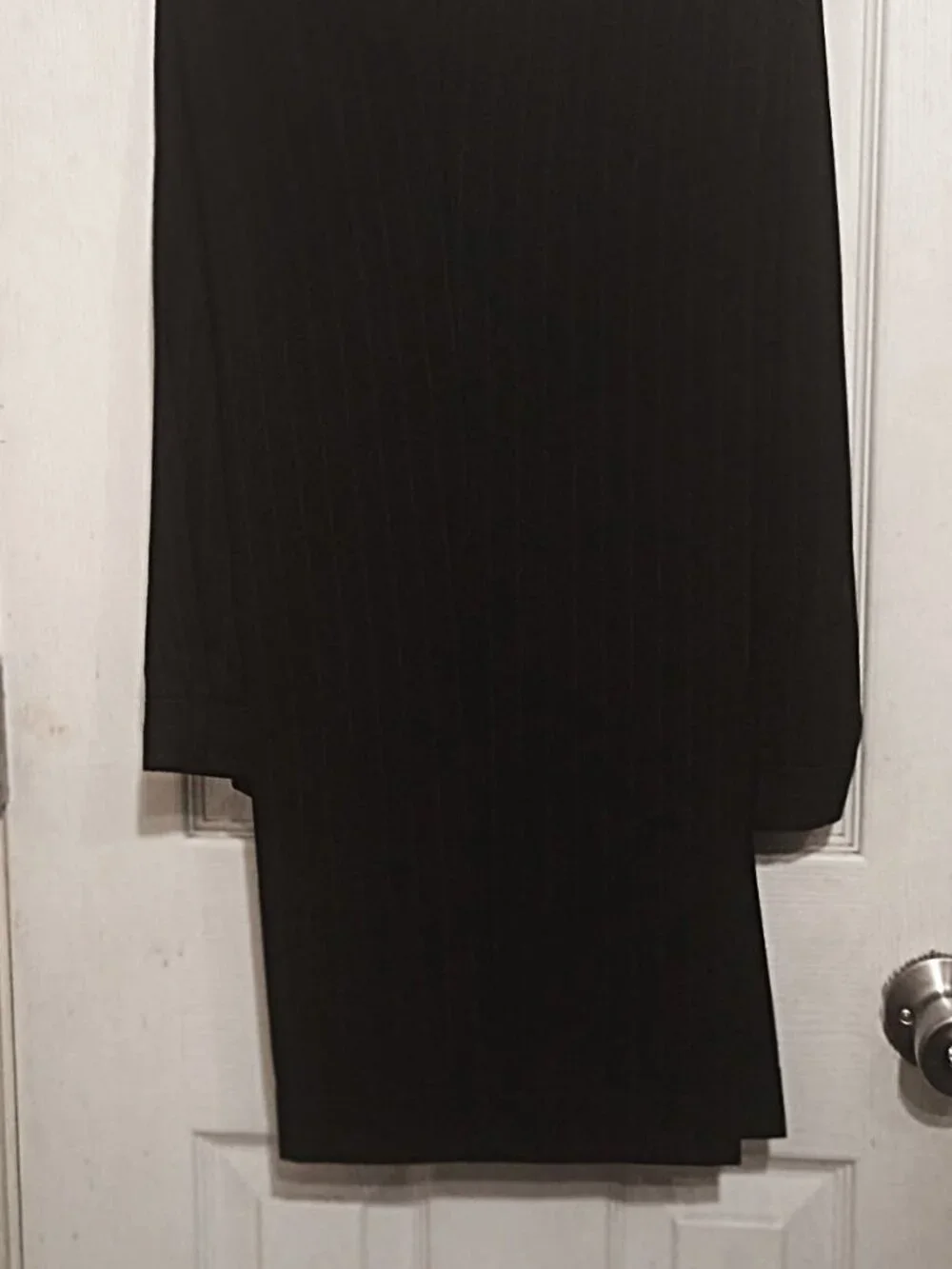 Stafford Men Charcoal Pinstripe 2 Piece Suit  44L